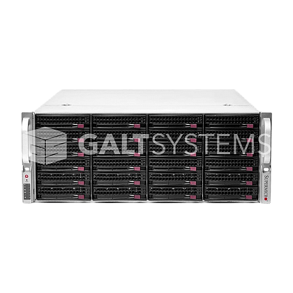 Сервер Supermicro SYS-6047R CSE-846 noCPU X9DRI-LN4F+ 24хDDR3 softRaid IPMI 2х900W PSU Ethernet 4х1Gb/s 24х3,5" EXP SAS2-846EL1 FCLGA2011